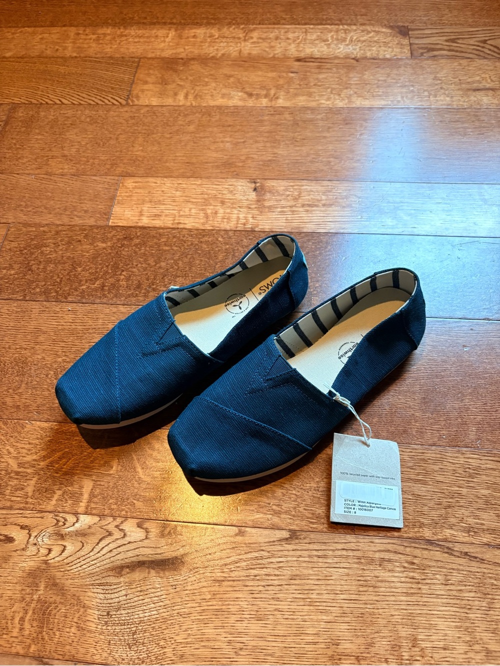 Women’s TOMS Navy Alpargata Shoes